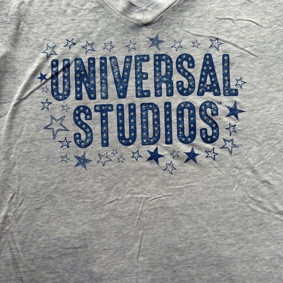Universal Studios T-Shirt Women's S Blue Short Sleeve Round Hem Embellished New - Picture 3 of 7